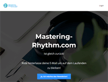 Tablet Screenshot of mastering-rhythm.com